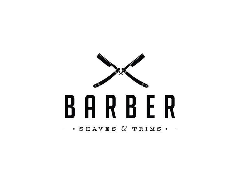 Logo barber shop 4  Thiết kế logo và nhận dạng thương hiệu