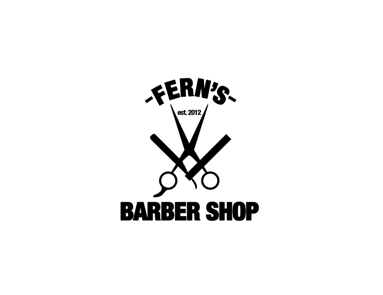 Mẫu logo tiệm cắt tóc nam Barber Shop  Gudlogo