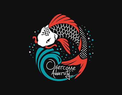 101 ý tưởng thiết kế logo cá Koi chép Nhật - Gudlogo