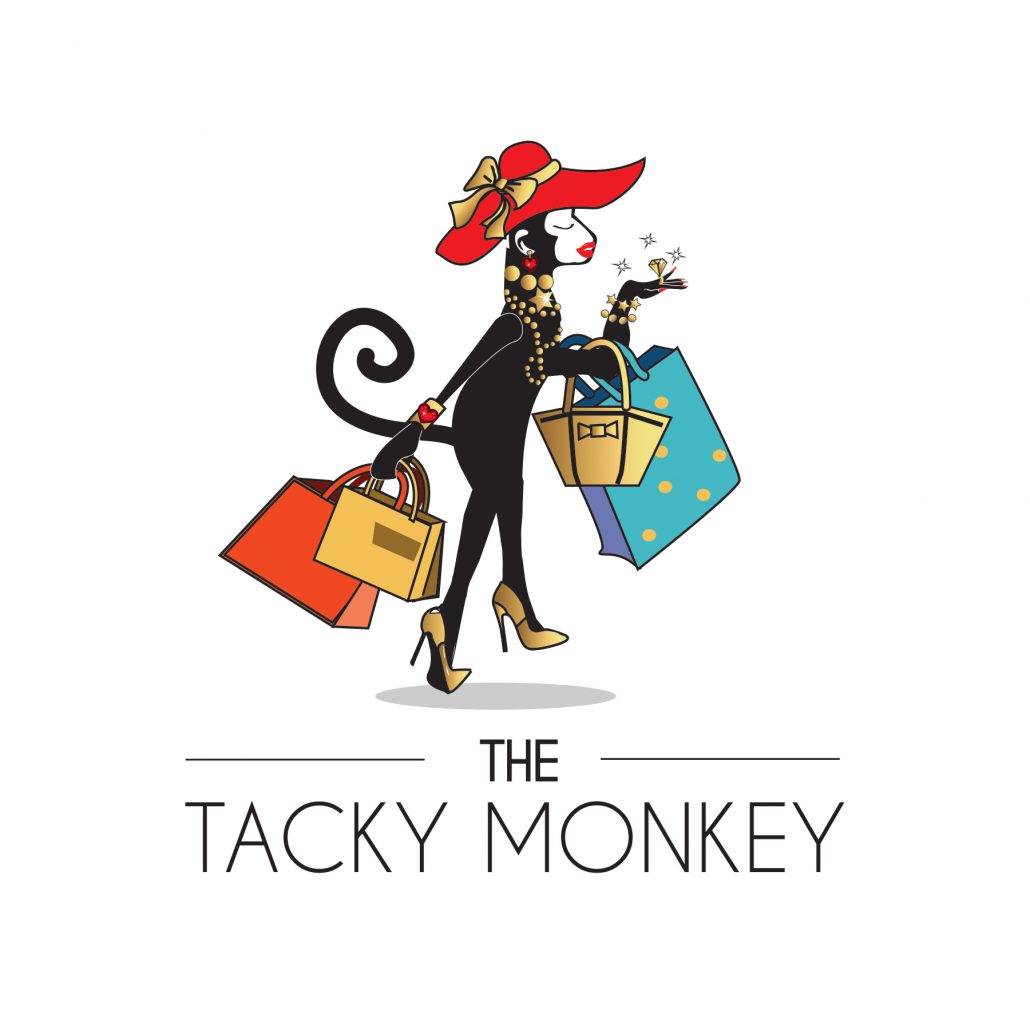logo con khỉ shopping